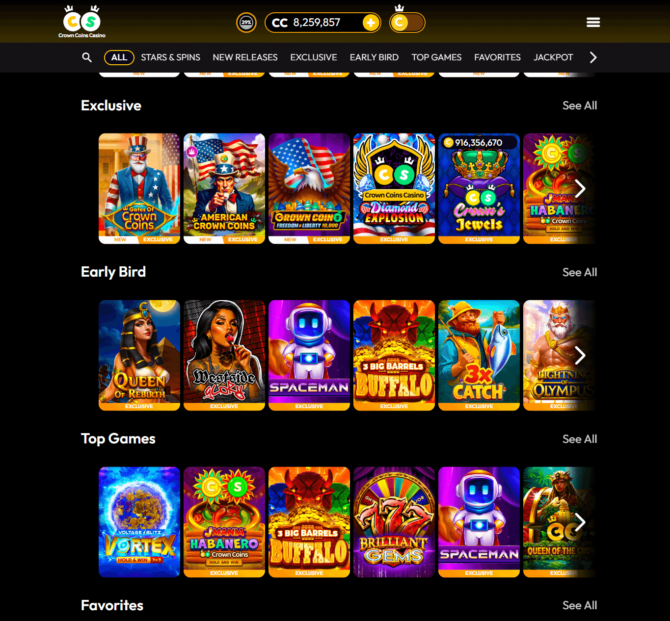 Crown Coins Games
