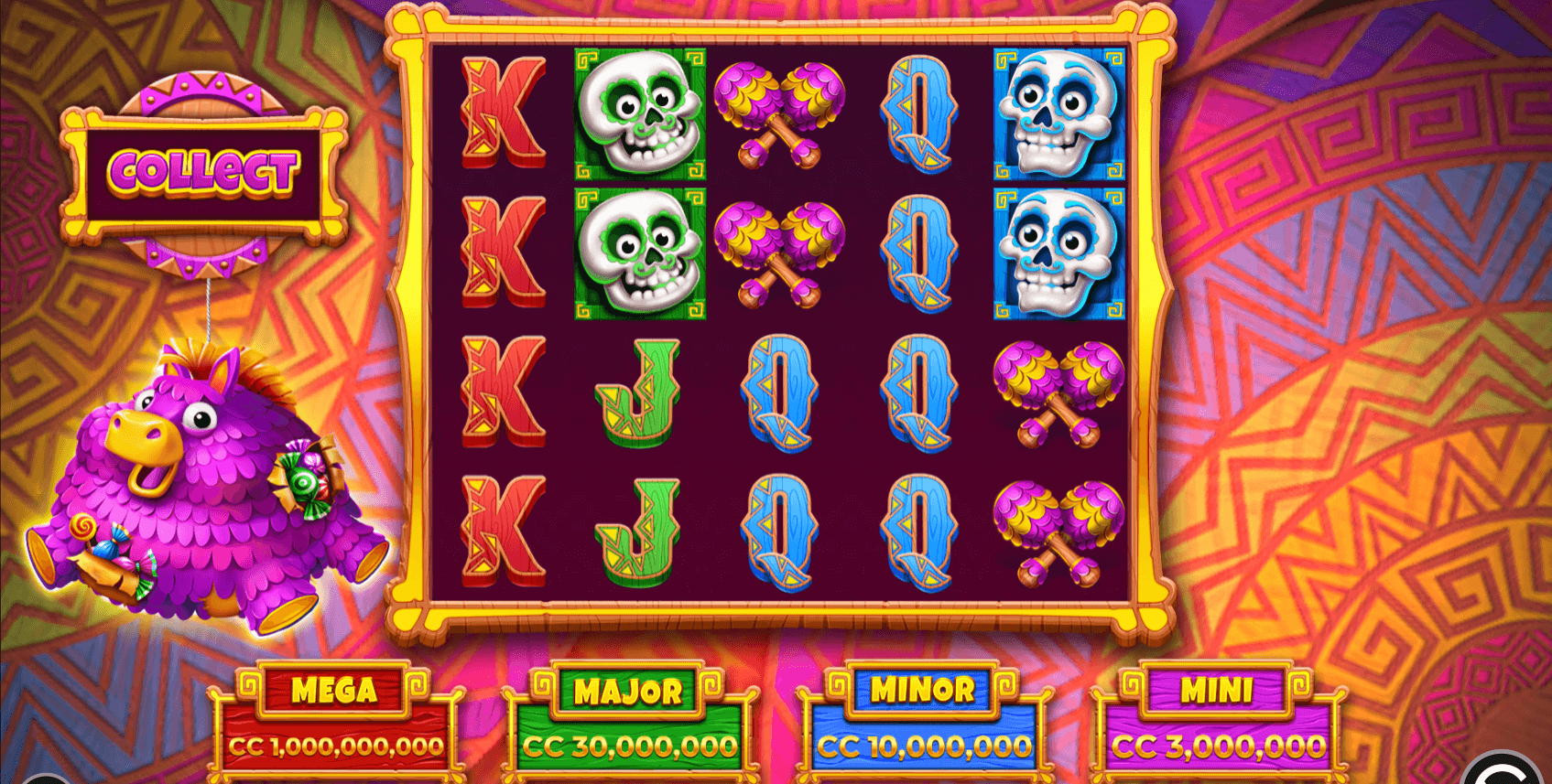 Pinata Go Go Game screen